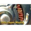 Lg Spin Motor Compatible with LG Washing Machine, 70W 1350 RPM, 220V AC, 5 MFD Capacitor, 100% Copper Winding, Replacement Motor for Semi Automatic Washing Machine