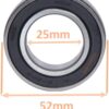 Lg Bearing Kit (6206, 6205 and Oil Seal) Suitable for LG Tromm or Direct Drive 5.5Kg/6Kg/6.5Kg Front Loading Washing Machines
