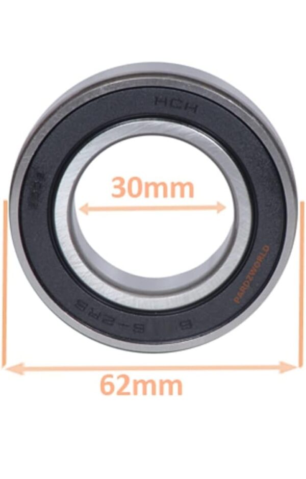 Lg Bearing Kit (6206, 6205 and Oil Seal) Suitable for LG Tromm or Direct Drive 5.5Kg/6Kg/6.5Kg Front Loading Washing Machines