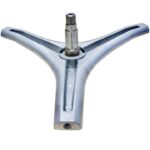 Silver spider Compatible with LG Washing Machine 4 Inch Drum Spider 5.5 kg Hub Assembly Shaft Washing Machine Drum Support Spider