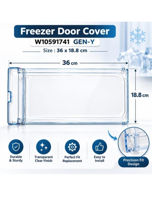 Screenshot_20260926_150716_Amazon Whirlpool Refrigerator Doors Freezer Door with Round Lock for Whirlpool Single door Gen-y | Transparent, Height 18.8 cm Whirlpool