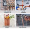 Quarter copper pipe Pure Soft Copper Tube, 7.5mtr, Outer Dia 1/4 inch, Wall Thickness 25 swg, 99.9% Purity, Industrial Metal, Seamless Pipe for Air Conditioning, Refrigeration, Plumbing Systems and DIY Projects