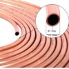 Half copper pipe Pure Soft Copper Tube, 7.5mtr, Outer Dia 1/2 inch, Wall Thickness 23 swg, 99.9% Purity, Industrial Metal, Seamless Pipe for Air Conditioning, Refrigeration, Plumbing Systems and DIY Projects