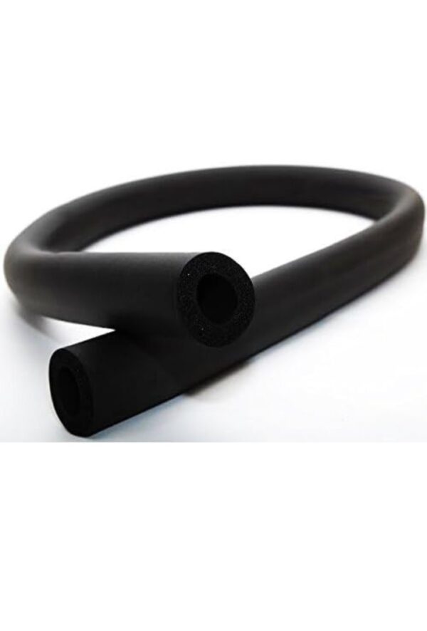Half insulator 1/2" ID X 1/2" THK Foam Heat Insulated Tube for Air Conditioner Ac Pipe Foam Rubber Tube 5.9 Feet insulation pipe cover 13 X 13 mm Tube Pack of 1