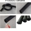 Half insulator 1/2" ID X 1/2" THK Foam Heat Insulated Tube for Air Conditioner Ac Pipe Foam Rubber Tube 5.9 Feet insulation pipe cover 13 X 13 mm Tube Pack of 1